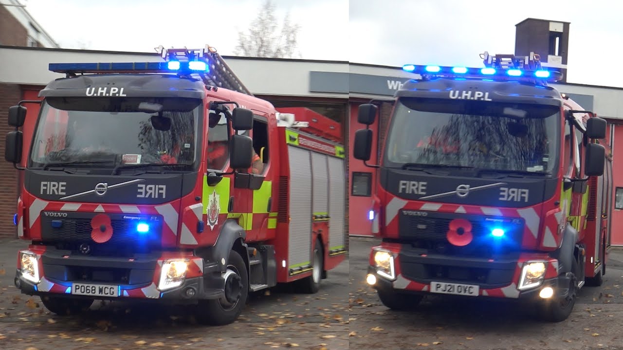 Whitehill & Stockport Two Pump Turnout | Greater Manchester Fire & Rescue Service