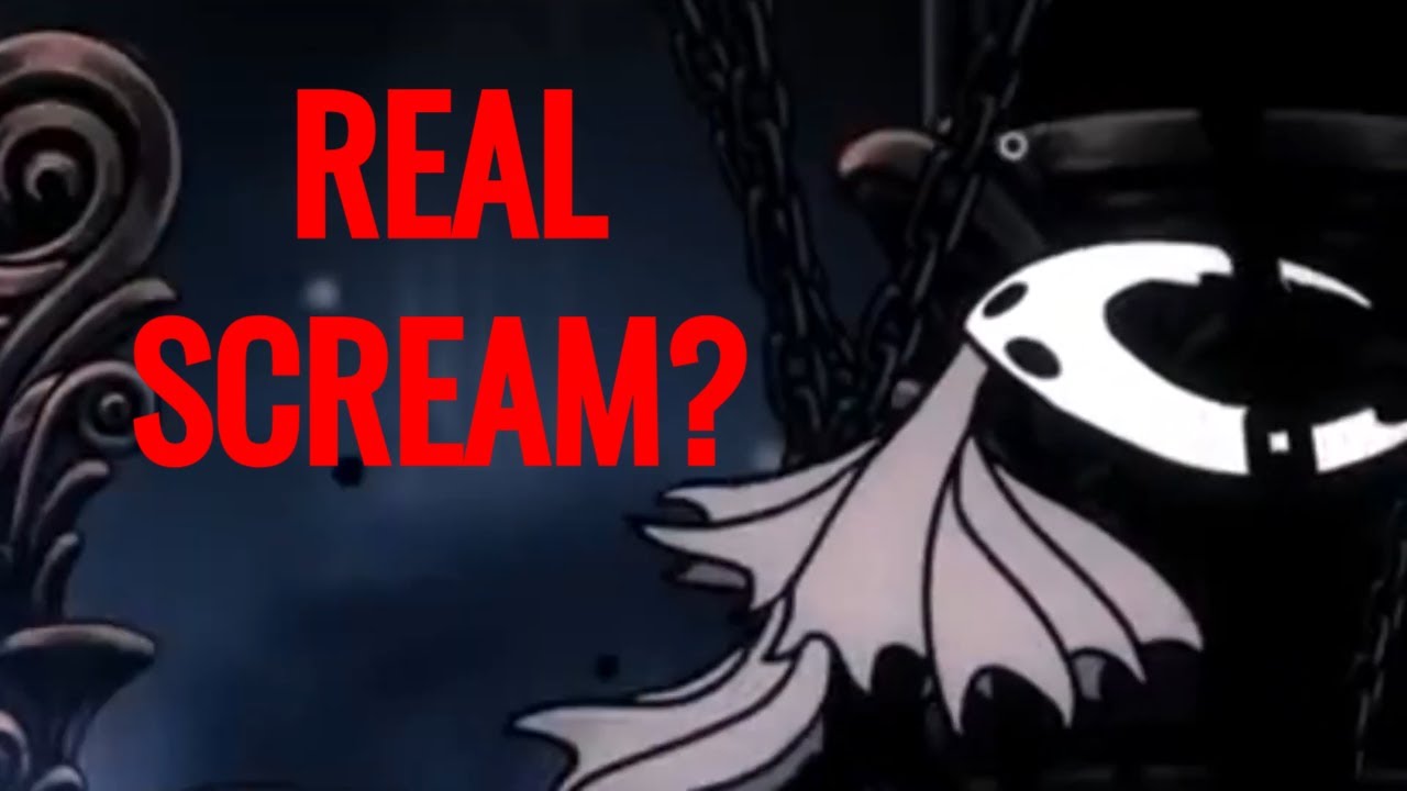 Pure Vessel's real scream [hollow knight]