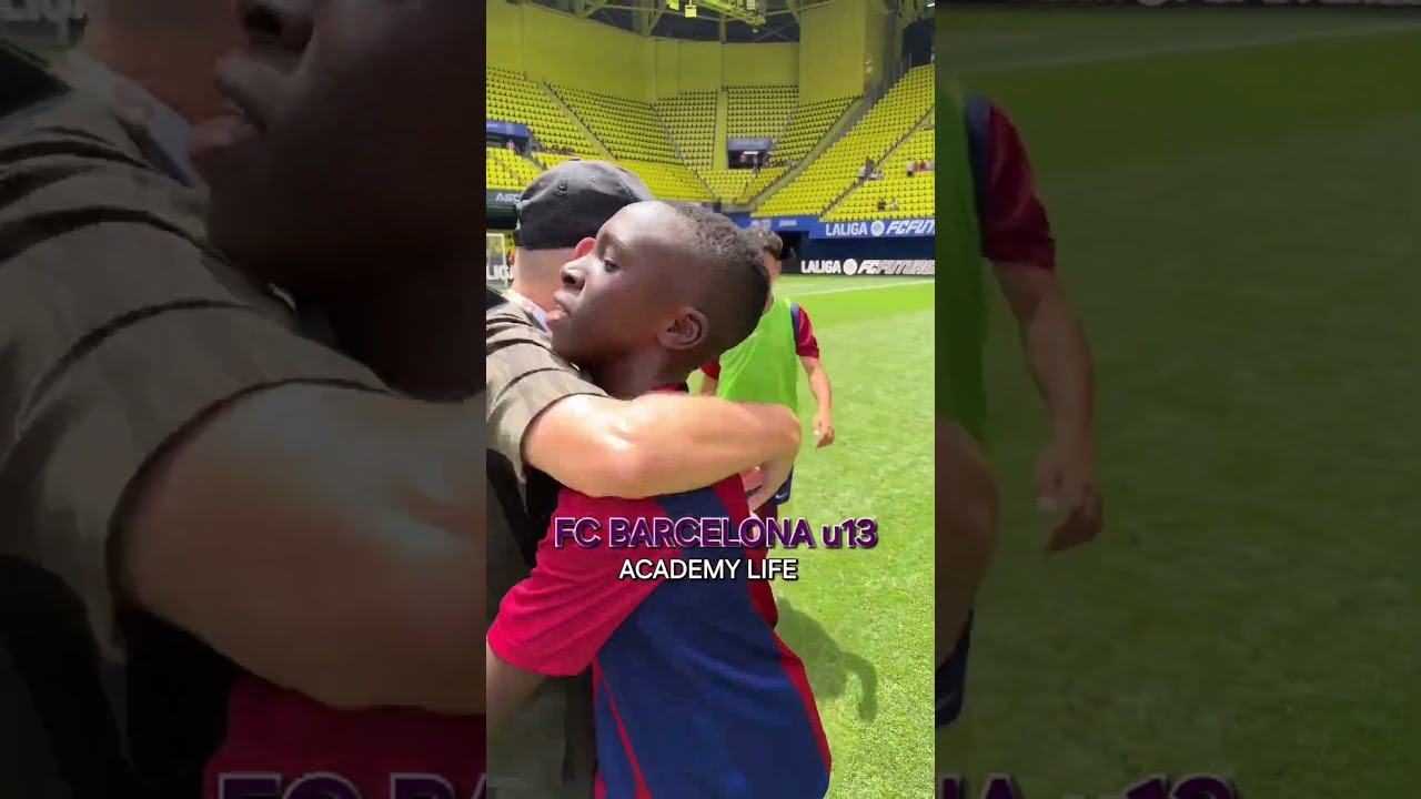 FC Barcelona u13: academy life | celebrating the win #fcbarcelona #soccer #academy #football #u13