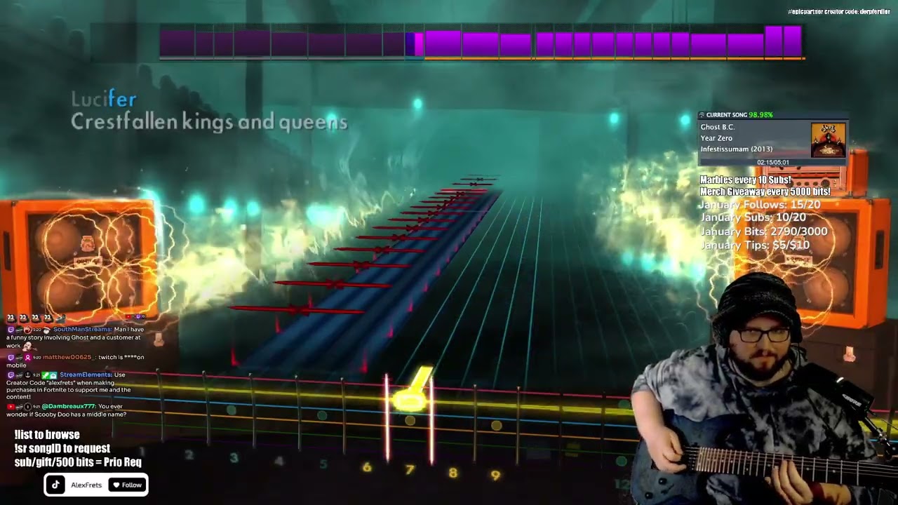 "Year Zero" by Ghost ~ Lead Guitar 97% (Rocksmith 2014 DLC)