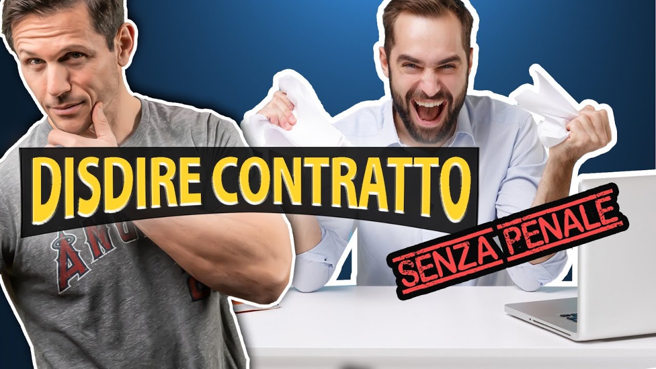 Come DISDIRE un CONTRATTO SENZA PENALI | Avv. Angelo Greco