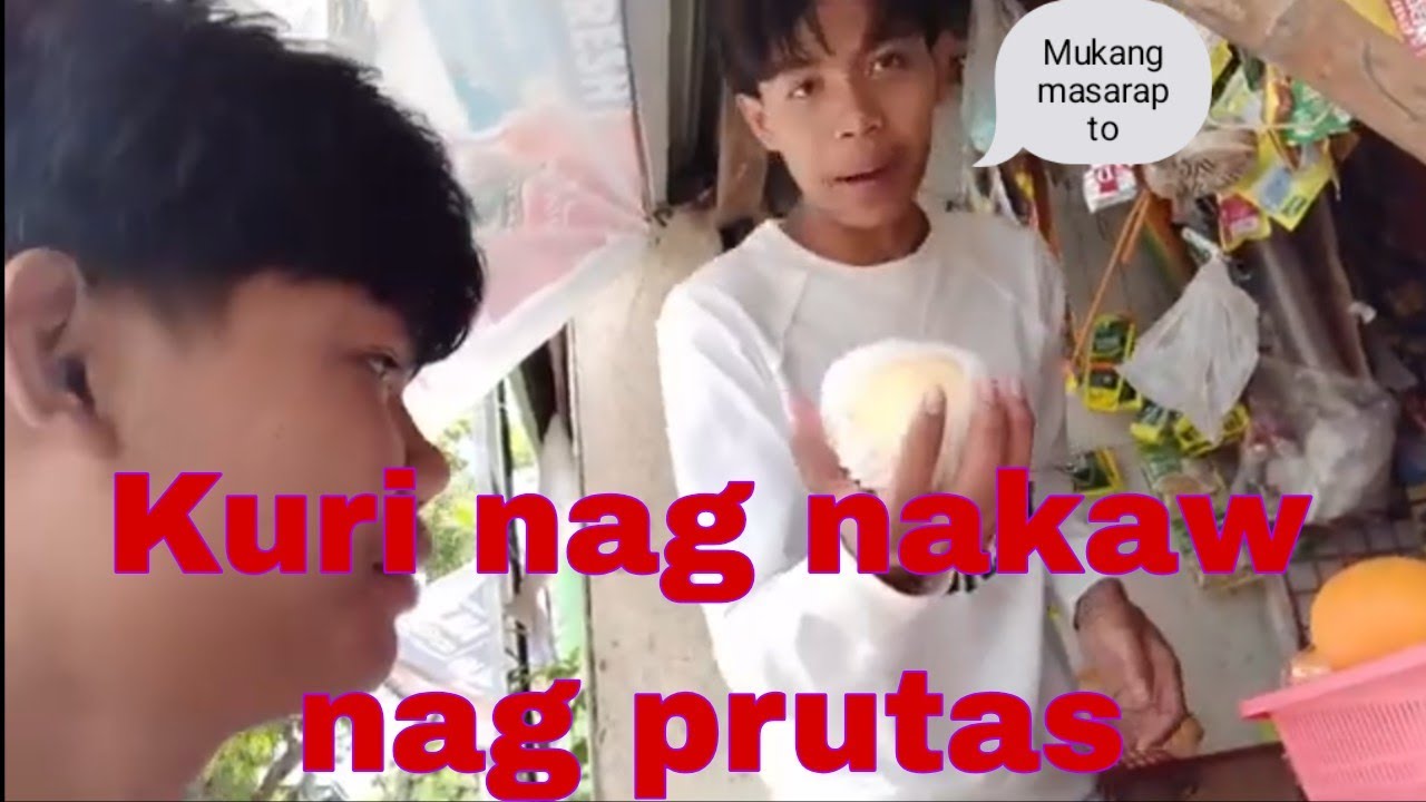 Kuri nag nakaw nag prutas muntik na madakip ng police