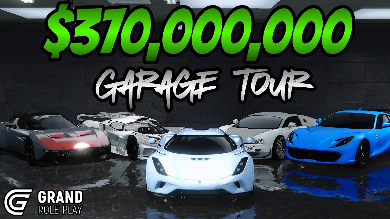 Tour of My $370,000,000 Garage in GTA 5 RP | Multi-Million Dollar Cars in Grand RP
