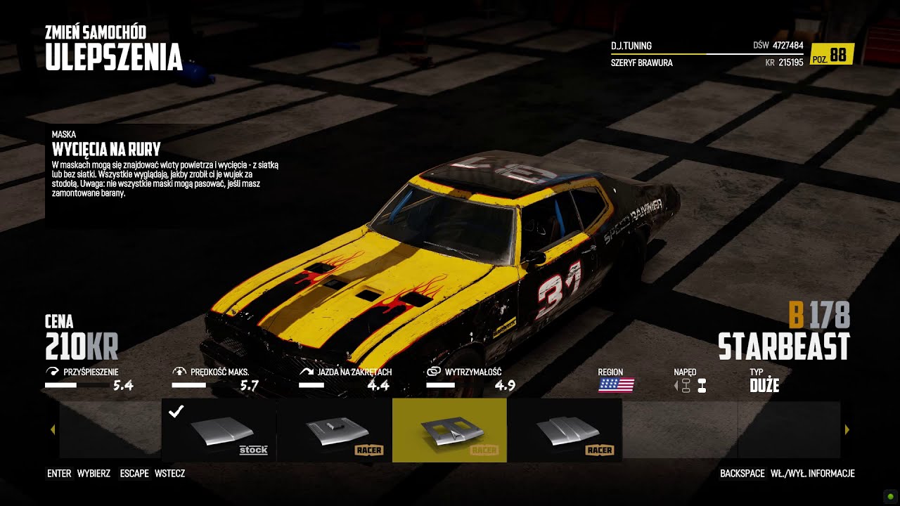 Wreckfest - Starbeast (default one) - Showcase and customization (ALL DLC)