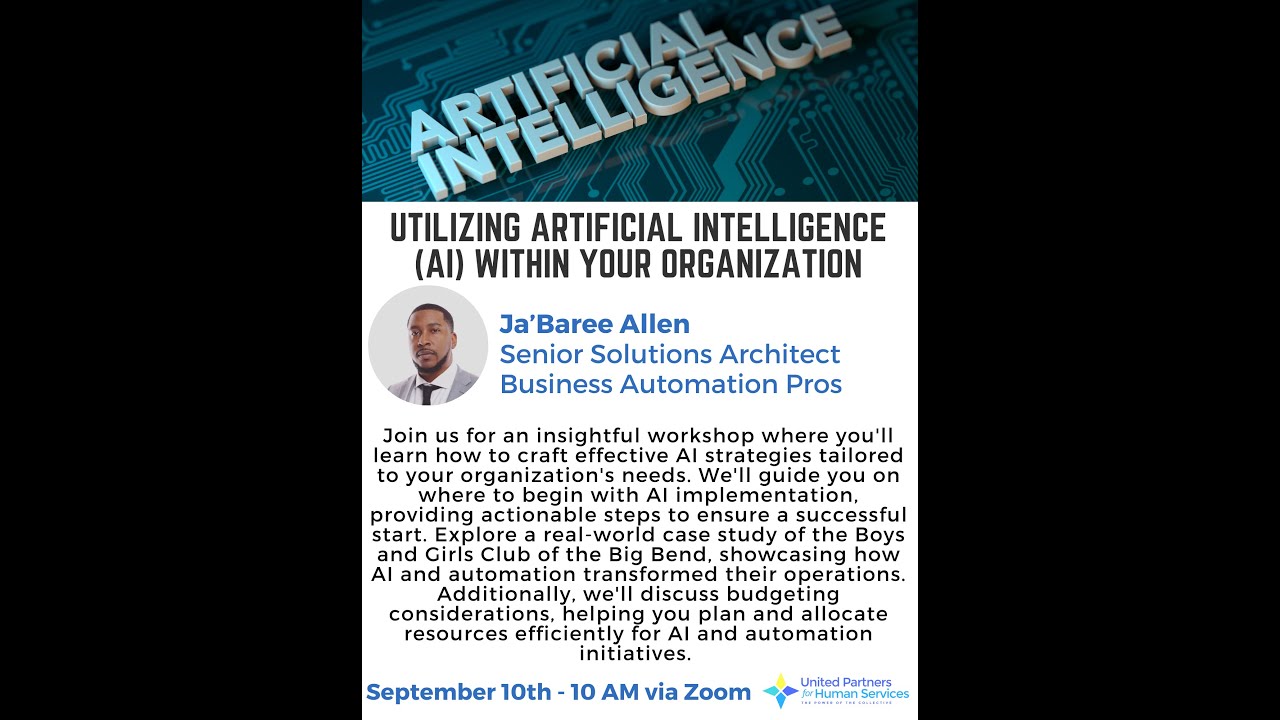 Utilizing Artificial Intelligence (AI) Within Your Organization