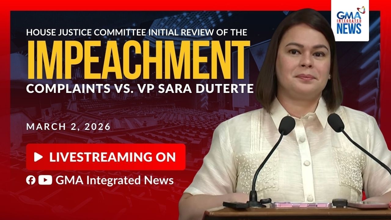 LIVE - House begins deliberations on VP Sara Duterte impeachment raps (Mar. 2) | GMA Integrated News