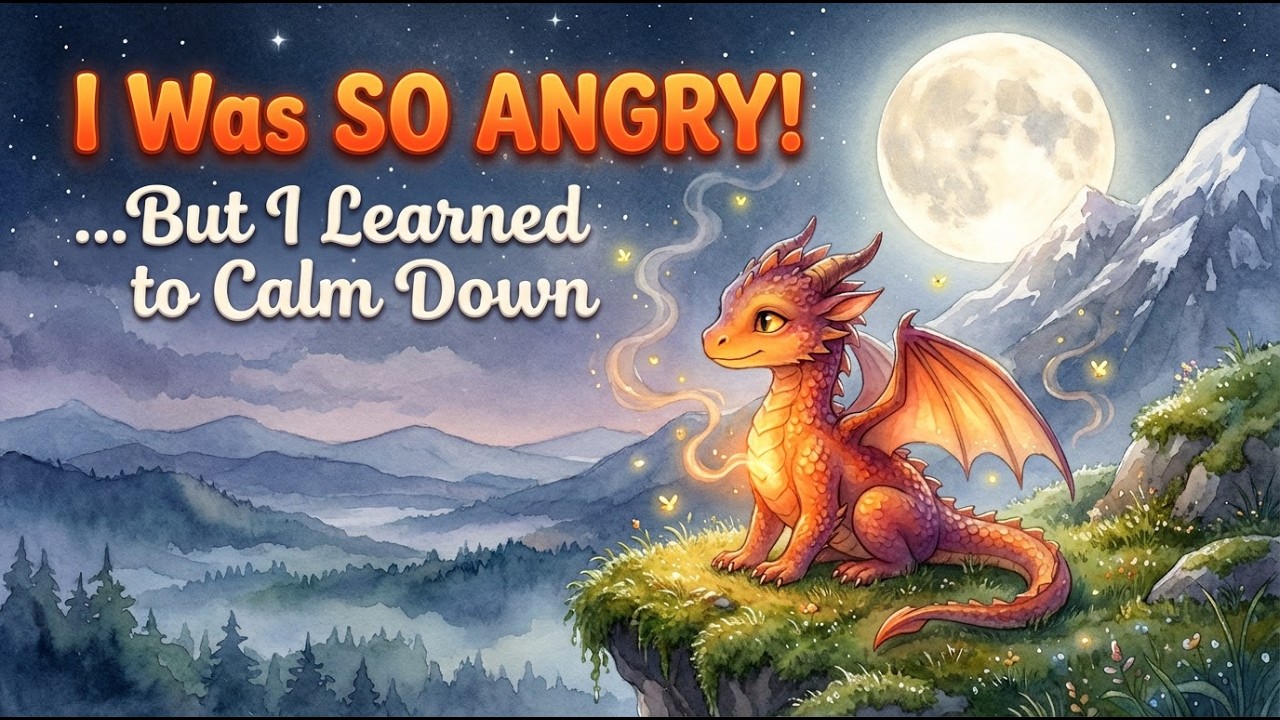 Ember the Dragon Learns to Calm Anger 🐉 | Bedtime Story for Kids