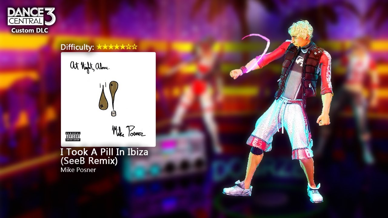 Dance Central 3 Custom DLC - I Took A Pill In Ibiza (SeeB Remix) (Mike Posner)