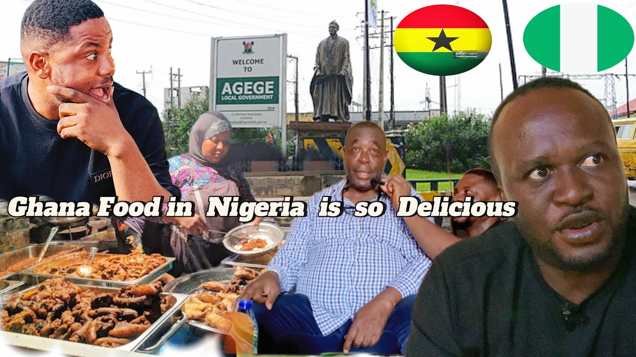 Ghana are so Loved in Nigeria🇳🇬Taking My Brother To Ghana Restaurant in Nigeria