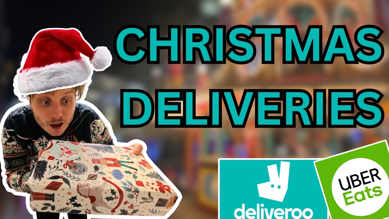 How Much I Made Delivering the Weekend Before Christmas | Deliveroo & Uber Eats