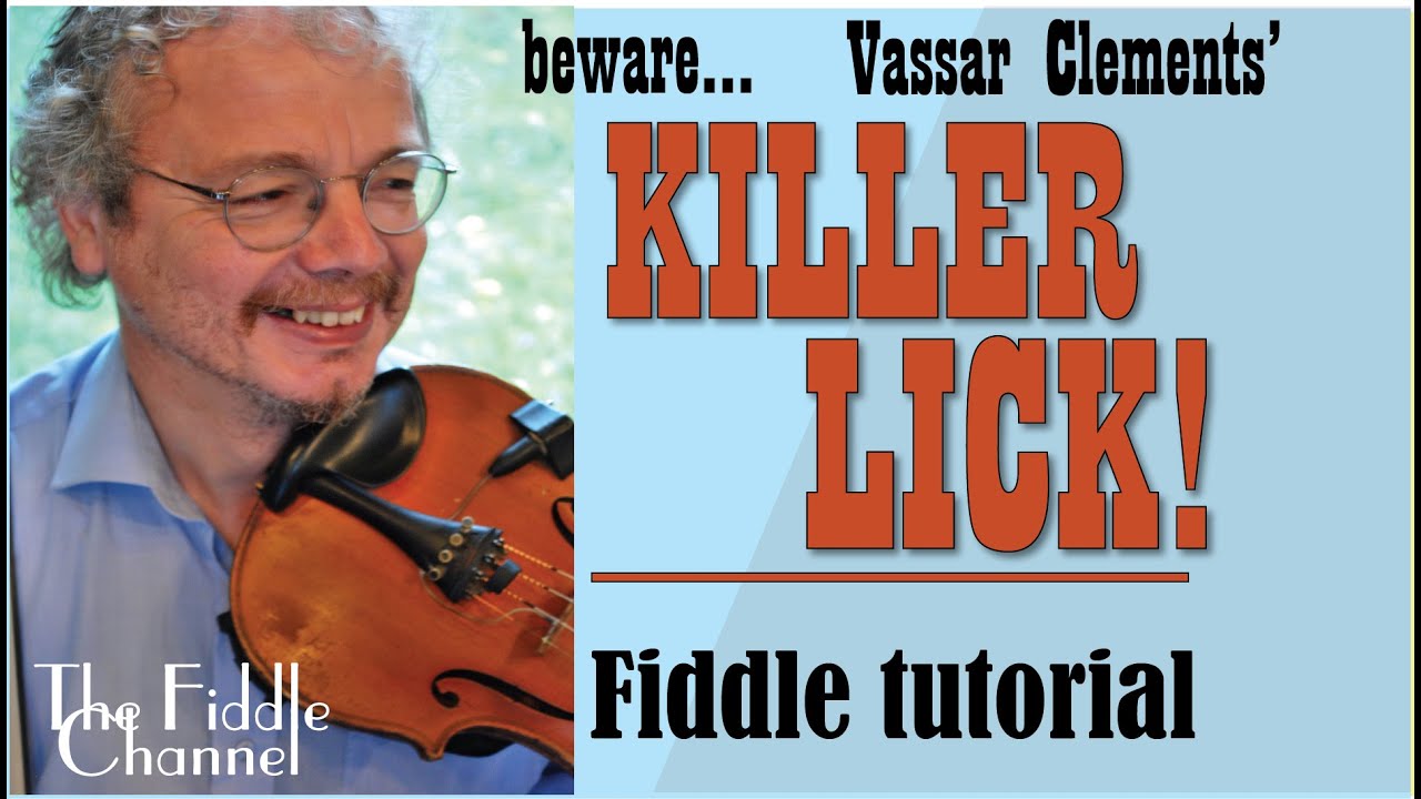 Vassar Clements' killer lick (fiddle lesson)