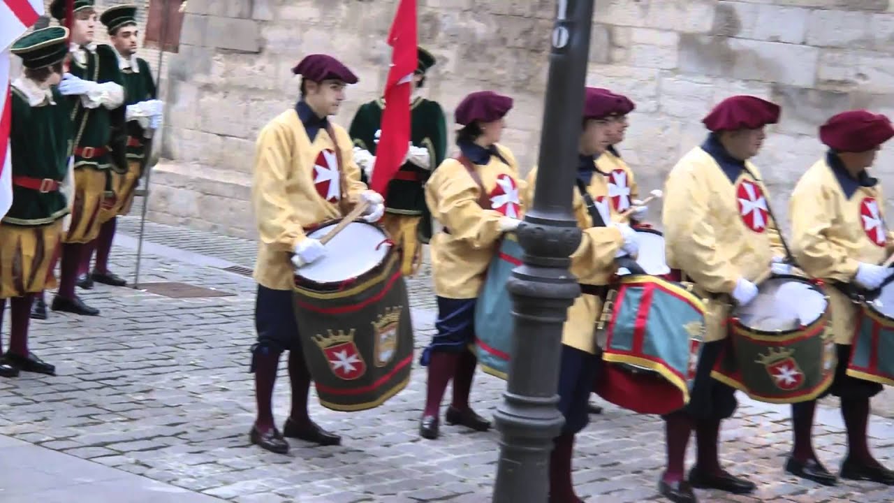 Tudela Semana Santa 2011 - Bajada del Angel - Procesión ida, clip 2/5.