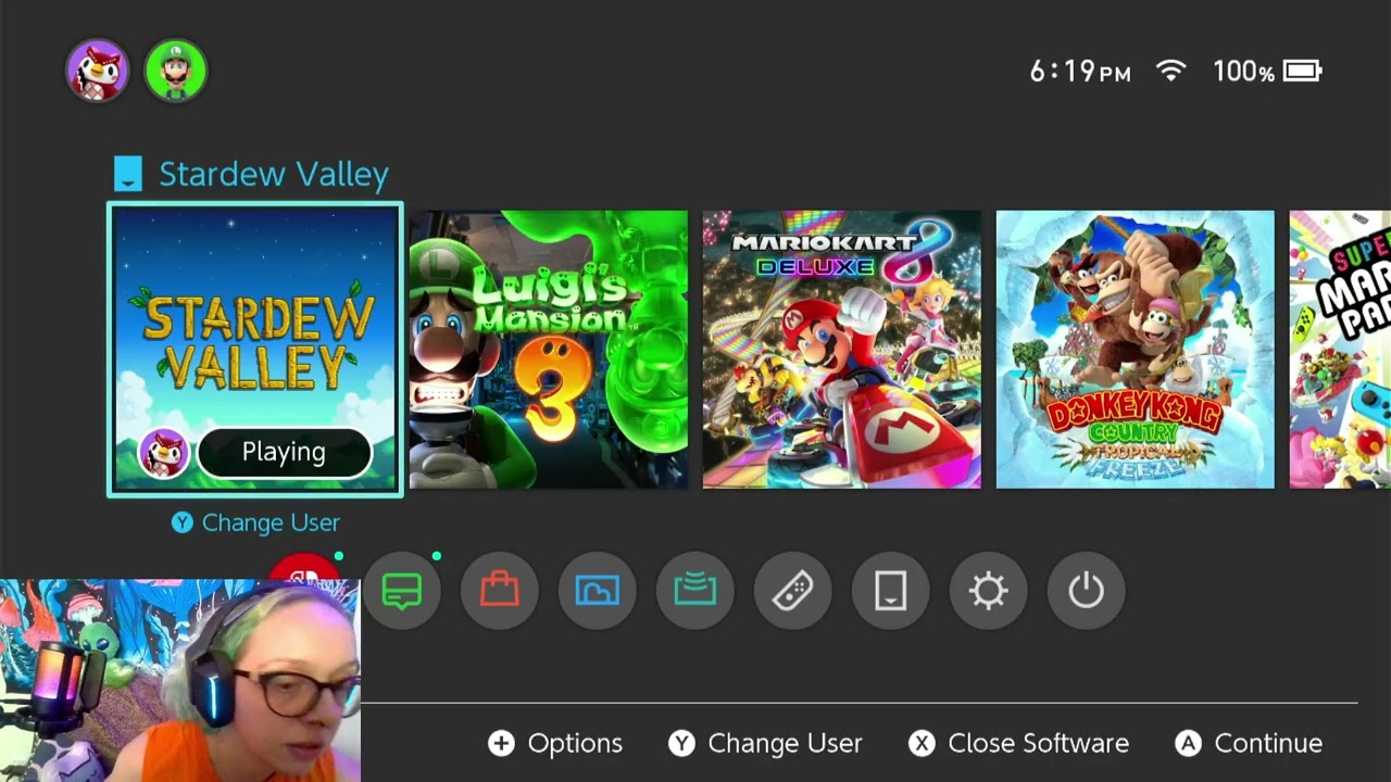 I figured out how to stream my switch! | Stardew Valley
