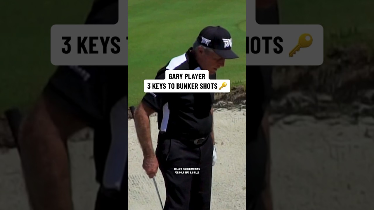 How To Hit Bunker Shots - Gary Player #golf #golfdrills #golfswing #golftips #golfer #golflife