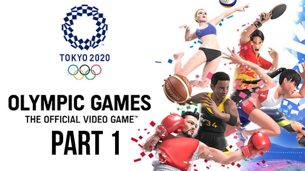 TOKYO 2020 Olympics Video Game Gameplay Part 1 - 100M SPRINT / HAMMER THROW / LONG JUMP