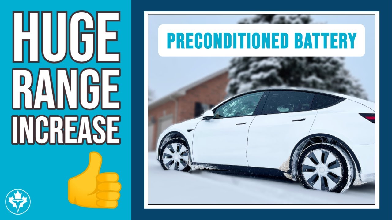 Preconditioning Tesla Model Y Battery makes a HUGE Difference