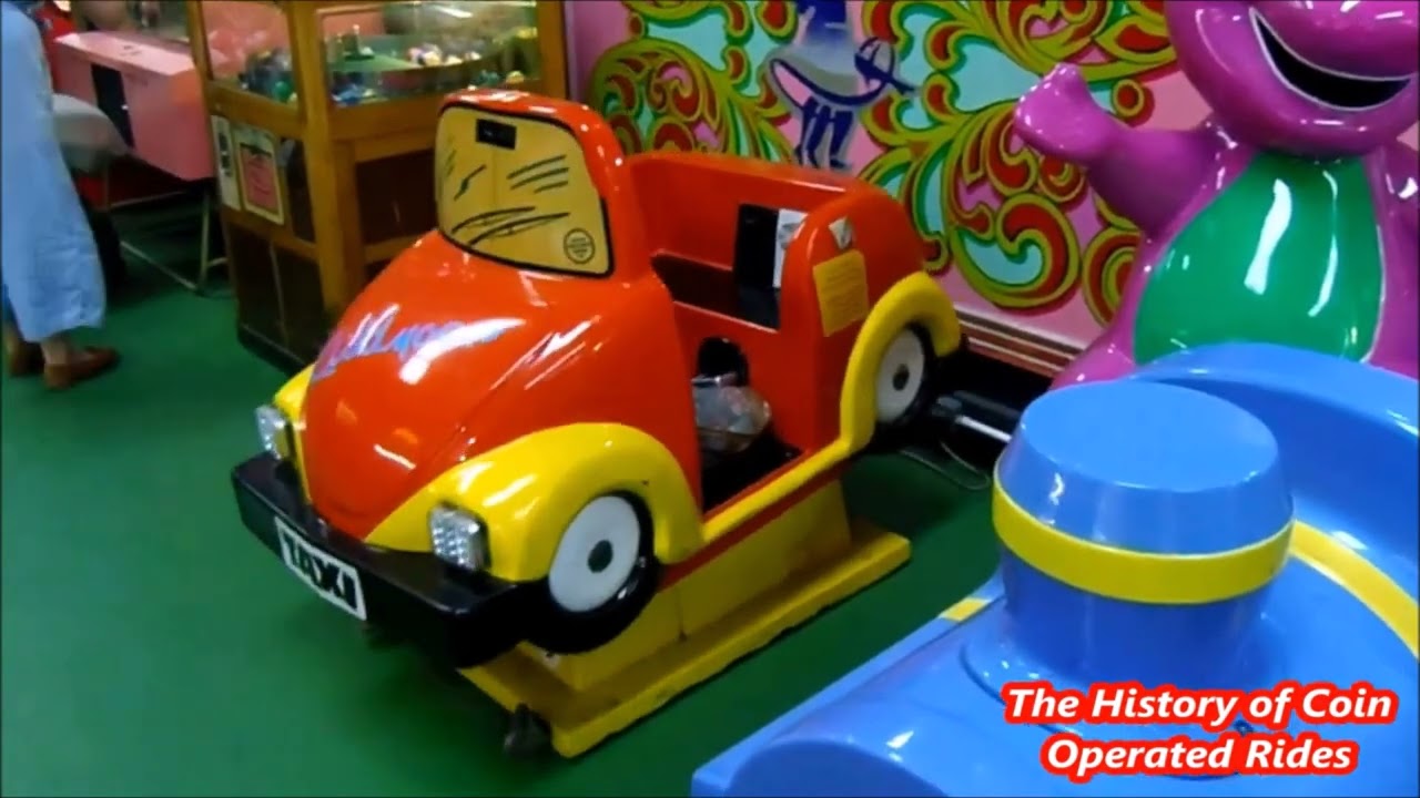 1990s Technotots Coin Operated Car Kiddie Ride