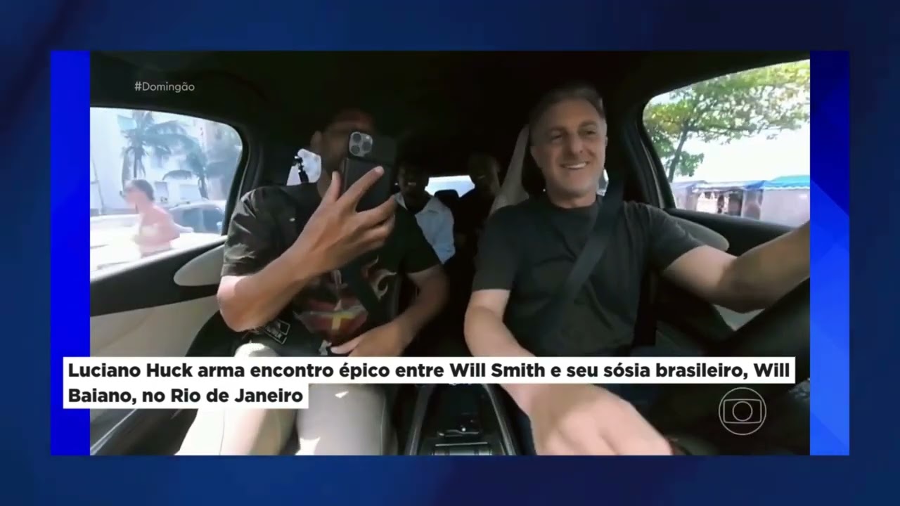 Luciano Hulk faz surpresa para o Sósia baiano do Will Smith e realiza sonho ao conhecer seu ídolo.