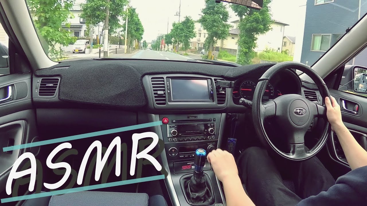 【車のASMR】マニュアル車レガシィの音を楽しむ