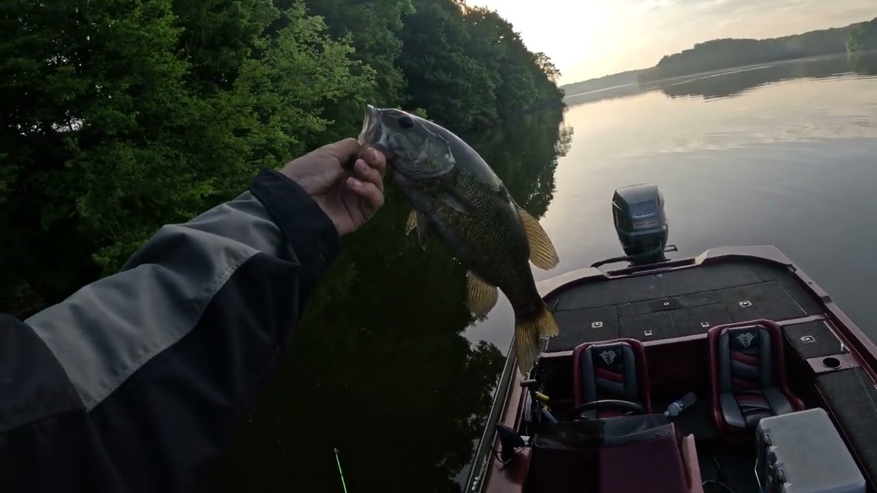 My first GoPro video ever. First cast of the day. Doesn't get much better than that! #smallmouth