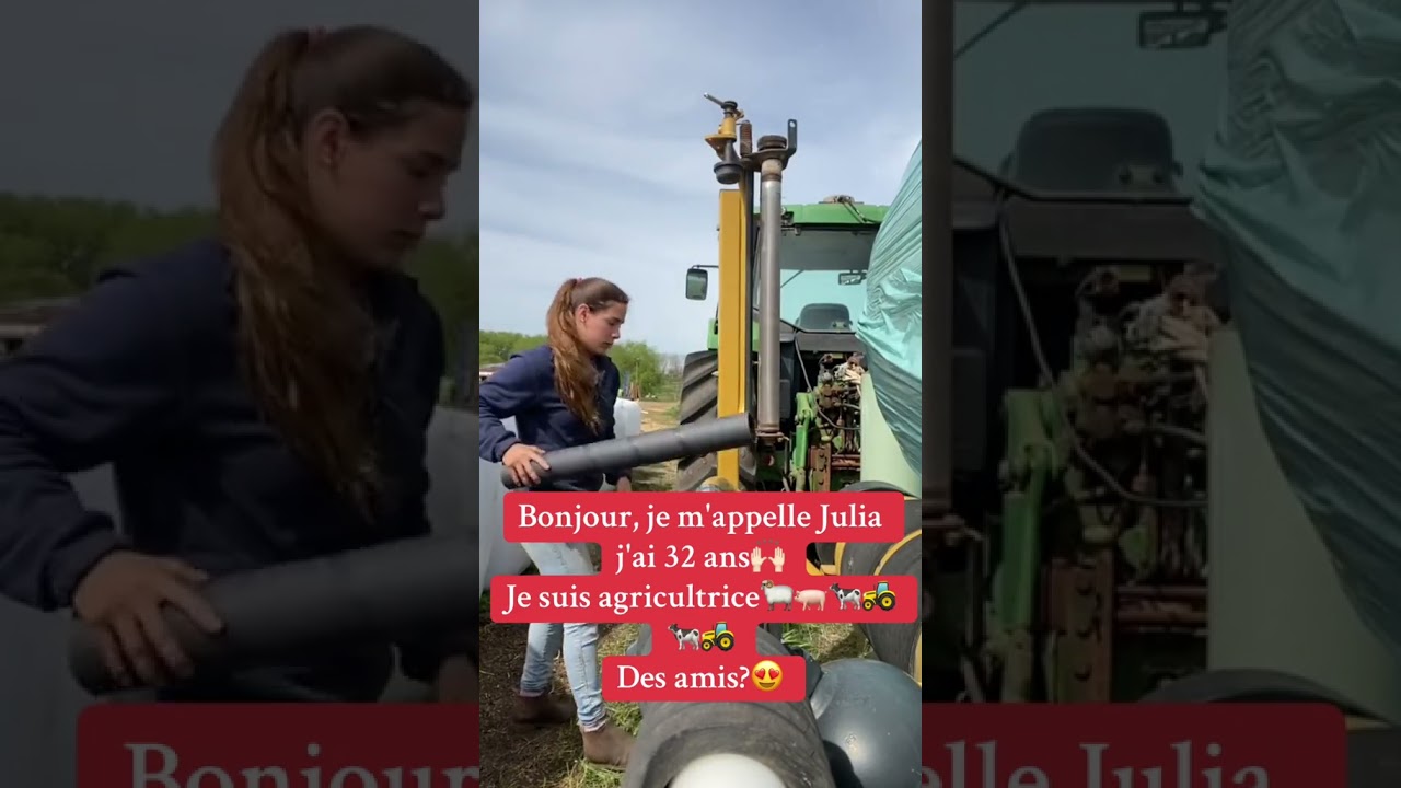 AGRICULTRICE ET CELIBATAIRE 32 ANS #agricultrice #agriculture #tracteur  #campagnes #celibataires