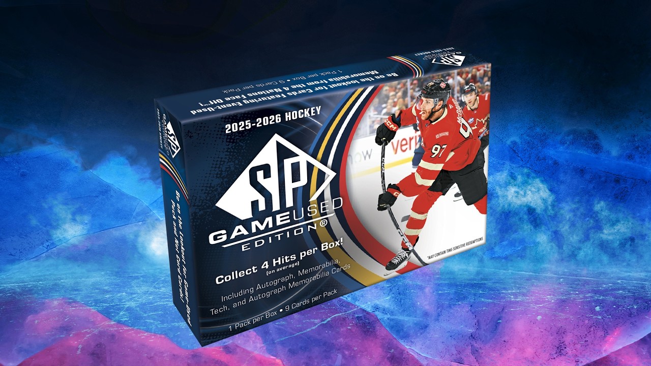 First Look: 2025-26 Upper Deck SP Game Used Hobby Box Break