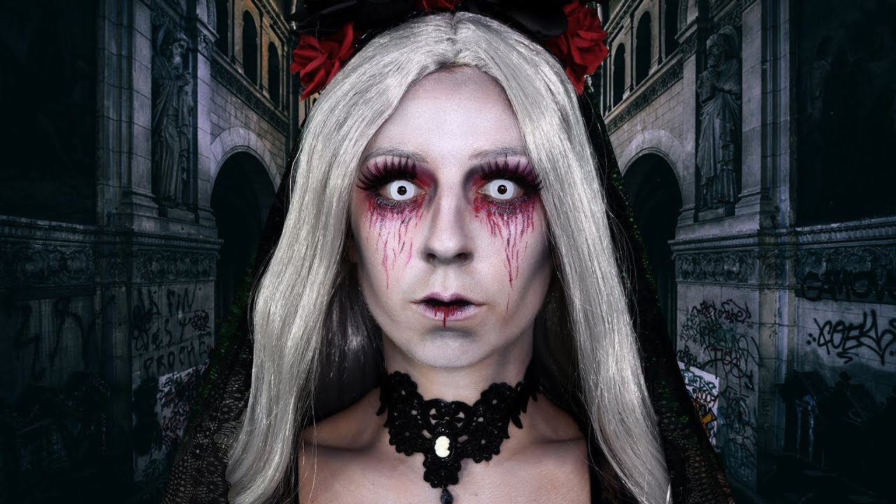 MARIÉE MORTE 🌹💀 / MAQUILLAGE HALLOWEEN FACILE