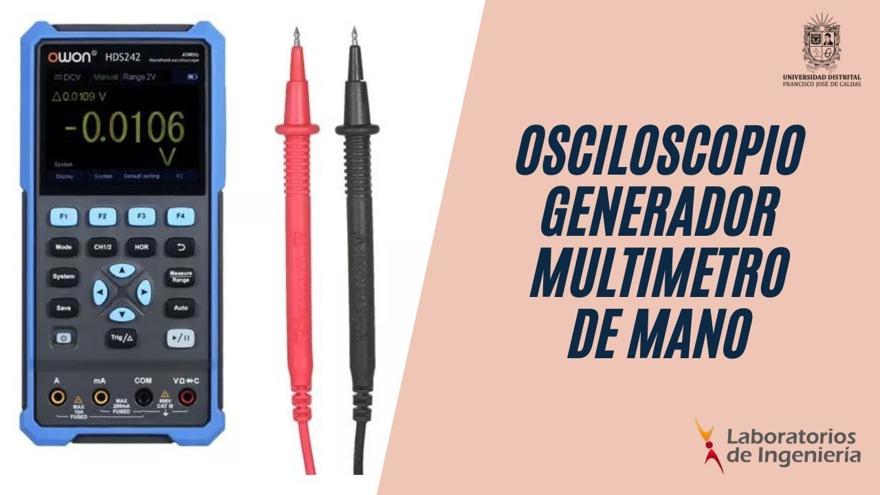 Capacitación osciloscopio generador multímetro