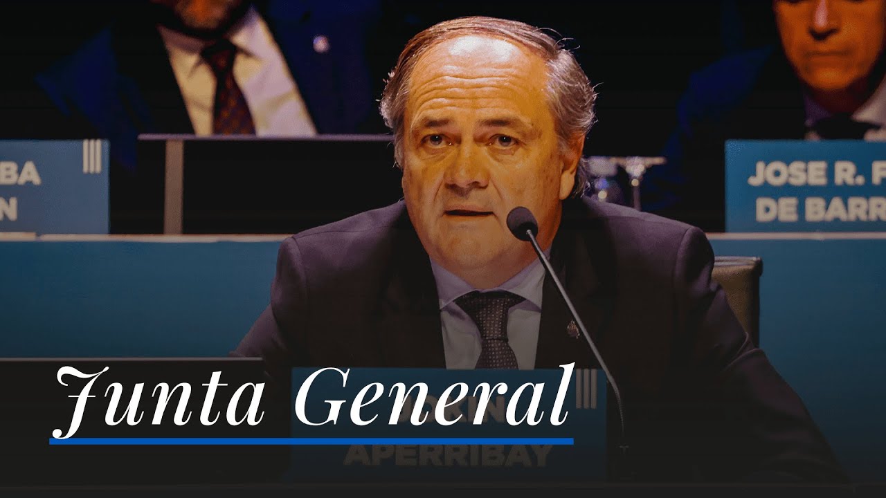 JUNTA GENERAL | Aperribay: &ldquo;Evoluci&oacute;n, exigencia y confianza&rdquo; | Real Sociedad