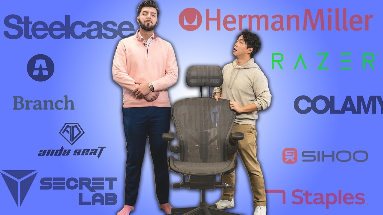 Best Chair For TALL People By Actual Tall People | Herman Miller Steelcase Haworth Secretlab Staples