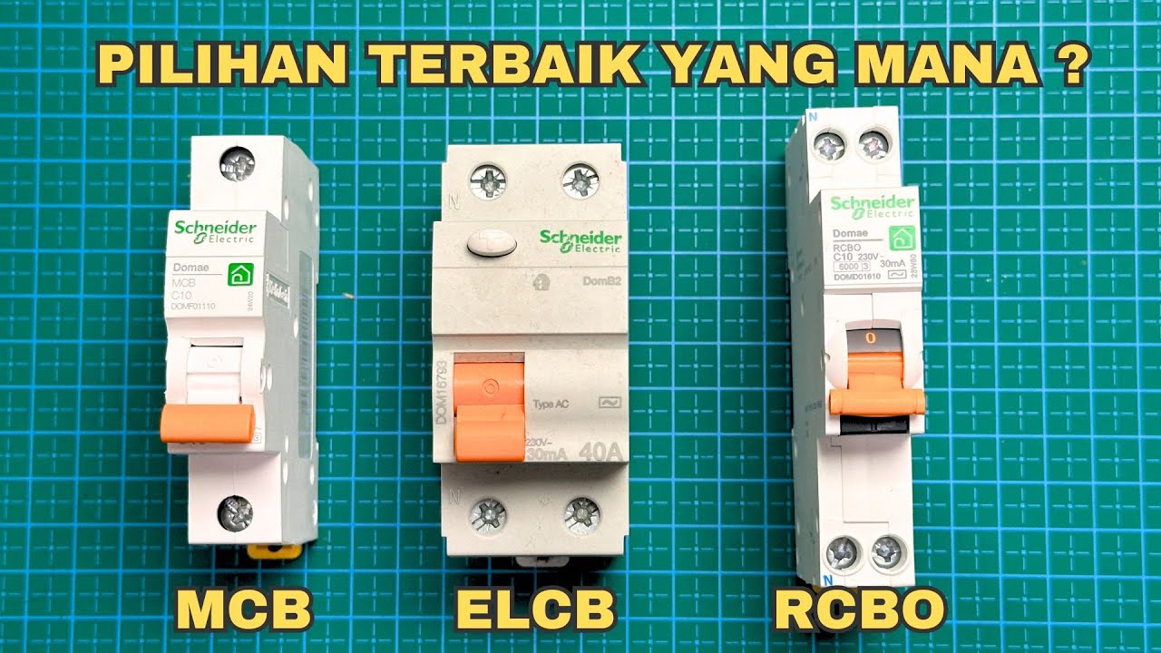 Jangan Tertipu! MCB RCBO ELCB Mana yang Paling AMAN?