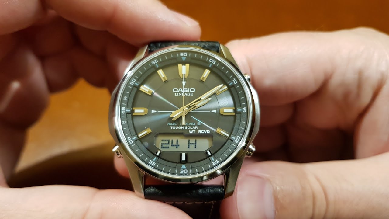 Casio Lineage LCW-M100DSE-1AER - ustawienia zegarka [PL]
