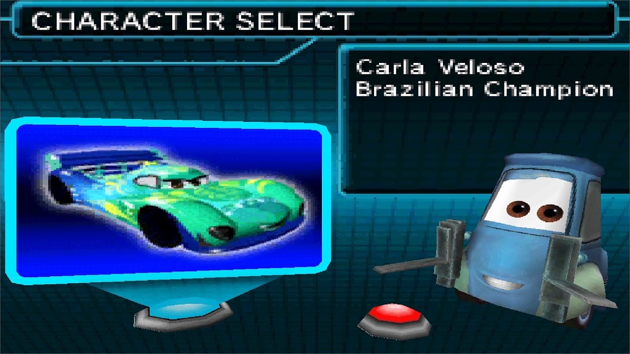 Cars 2 DS - Carla Veloso Gameplay (DeSmuMe)