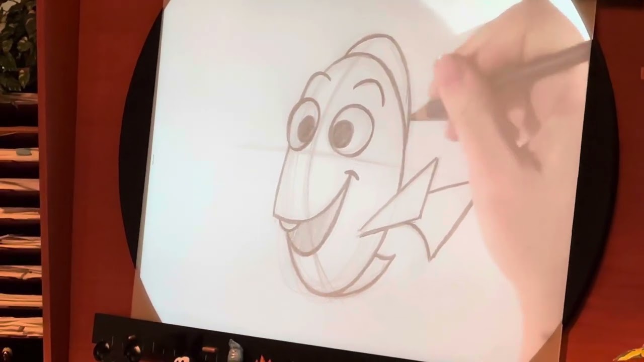 How to Draw Dory (Easy) at Disney’s Animation Academy