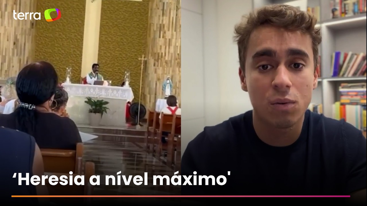 Nikolas Ferreira rebate padre após negativa de comunhão a fiéis que o apoiam: ‘Guerra espiritual’