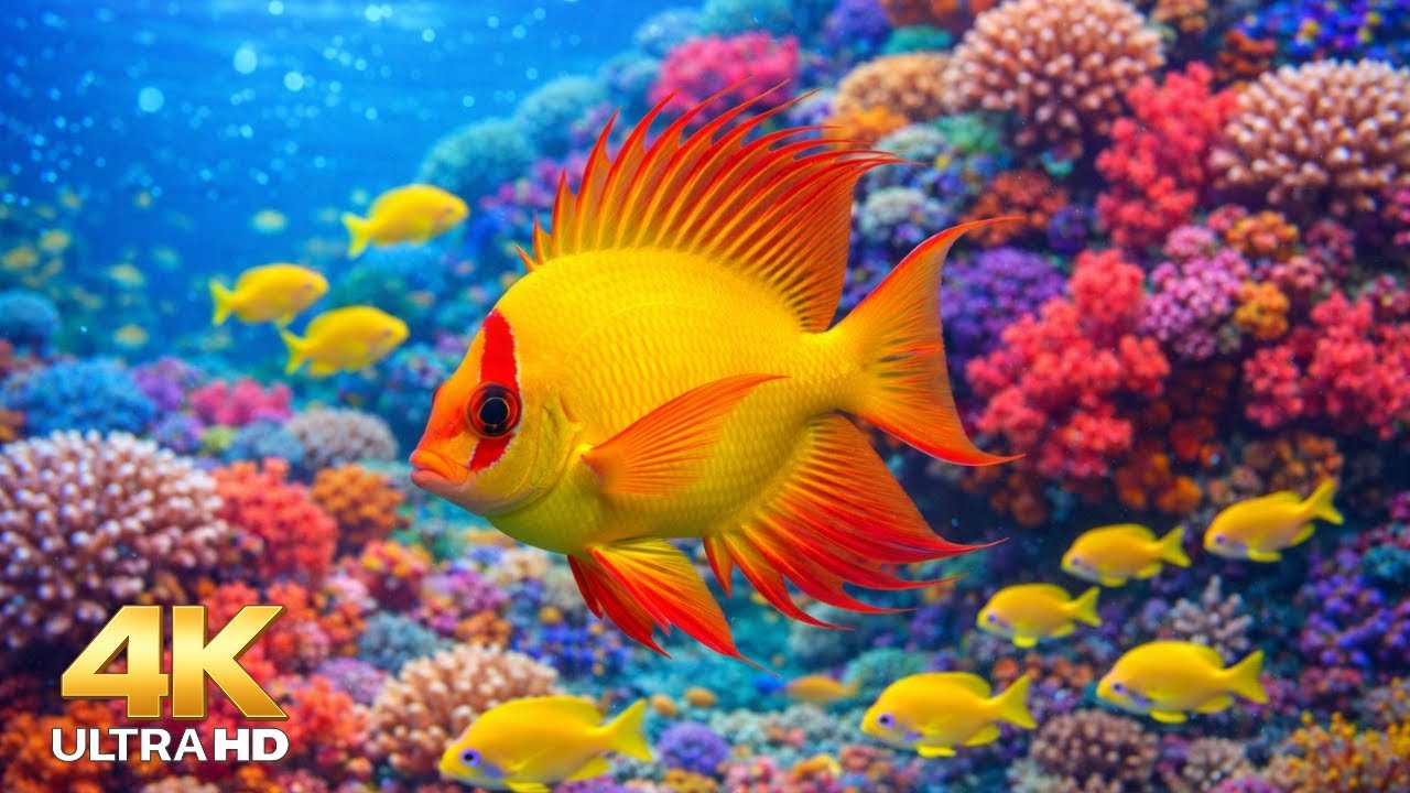 Relaxing Reef Fish Video | 4K Ultra HD Sleep & Meditation