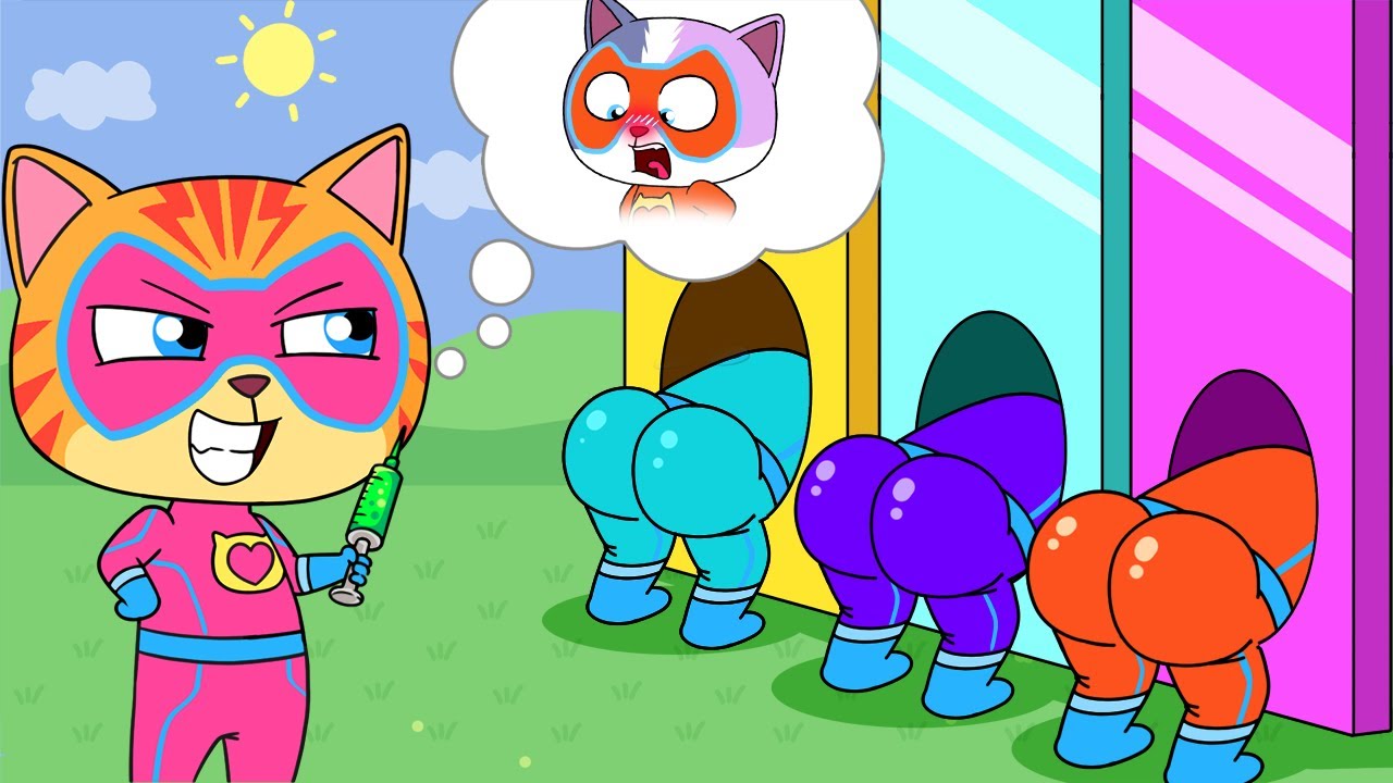 Ginny Will Be Choose The Right Bitsy, Buddy, Sparks?? | SuperKitties Funny Animation