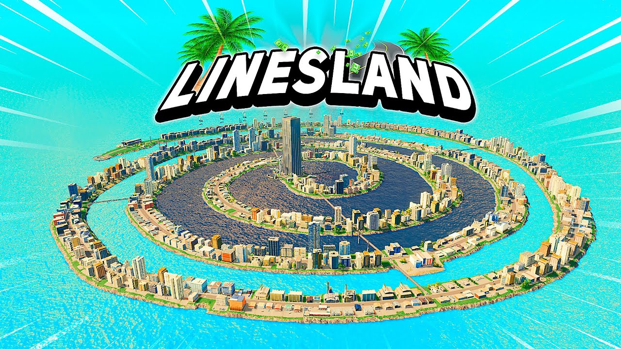 CIUDAD LINEAL ISLE&Ntilde;A DEFINITIVA en Cities Skylines - Linesland Challenge