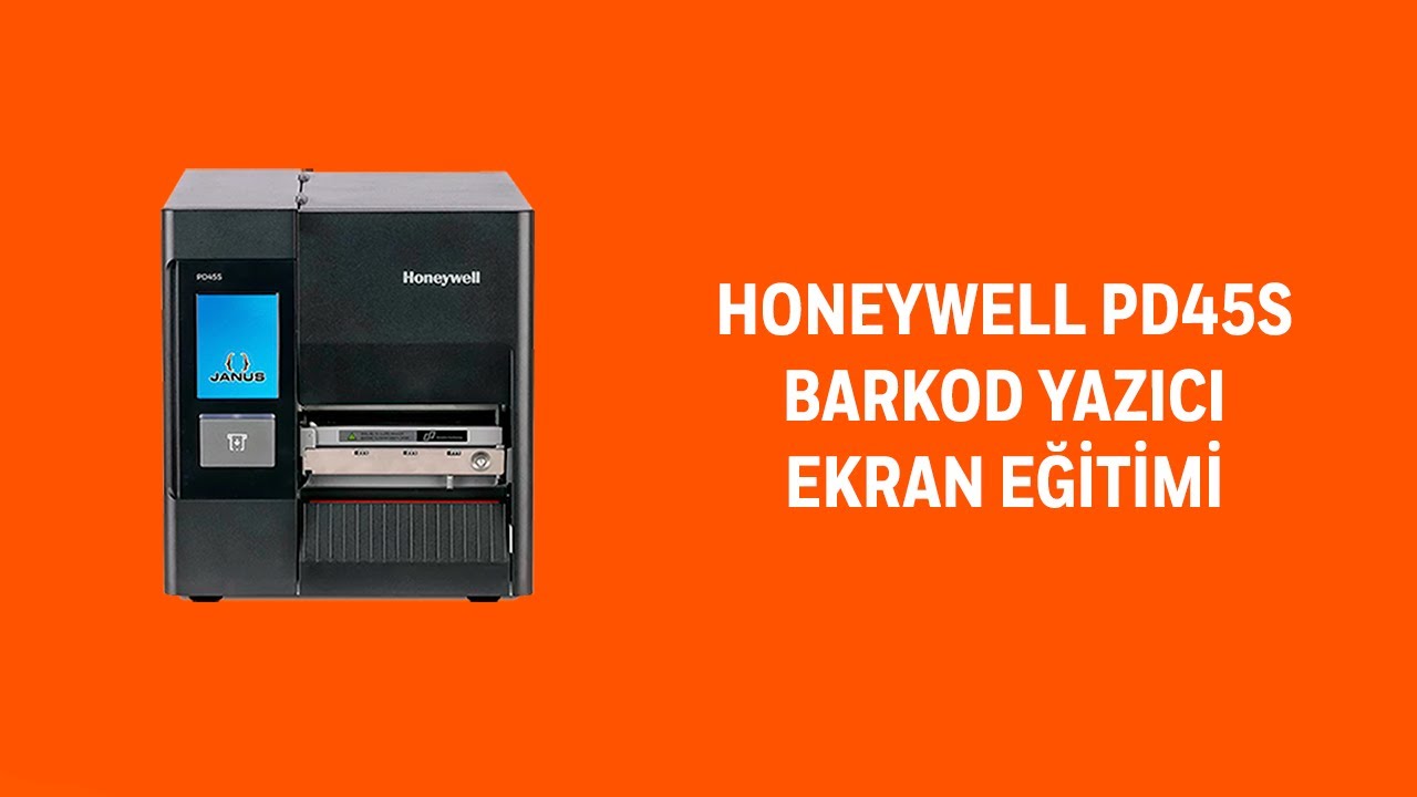 Honeywell PD45 yazıcı ekran eğitimi