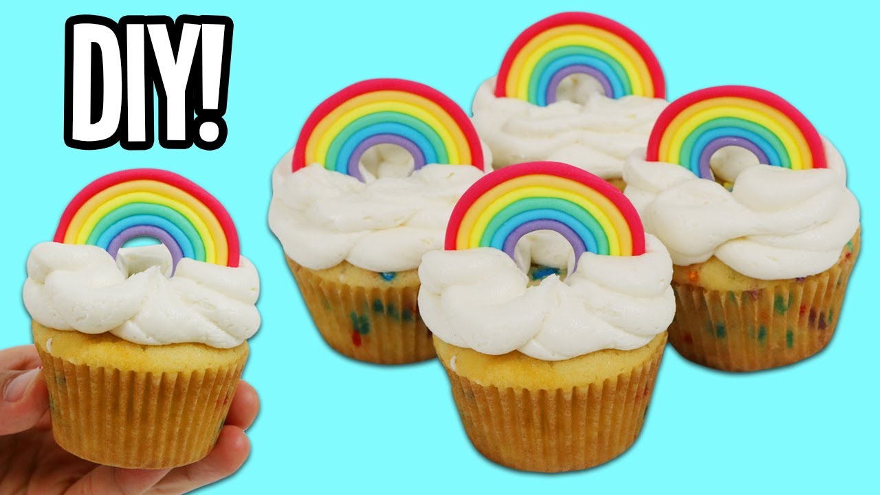 How to Make Beautiful Rainbow Cupcakes!