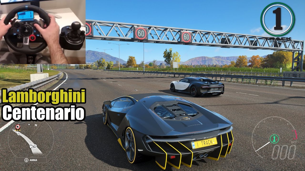 Lamborghini Centenario - Forza Horizon 4 | Logitech G29 Racing Wheel Gameplay
