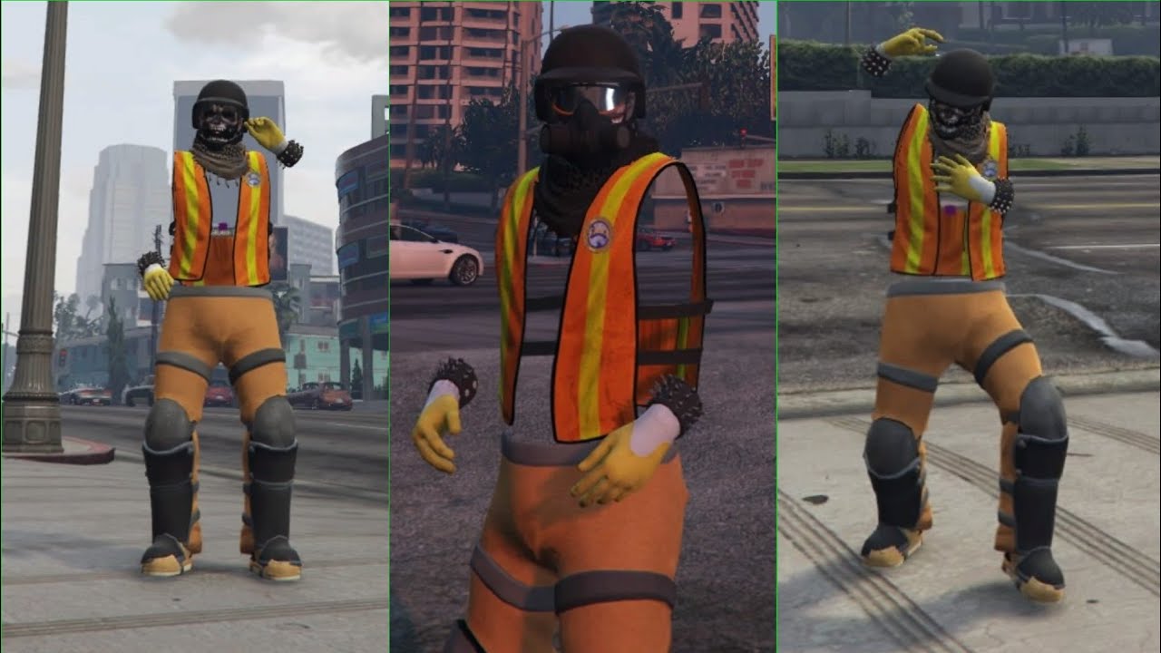 GTA V chaleco de Basurero sin perder nada en nuestro conjunto