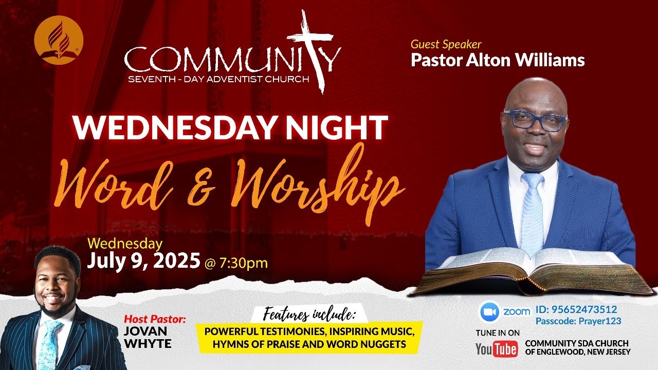 July 9th 2025 | Wednesday Night Word and Worship | Guest Speaker: Pastor Alton Williams