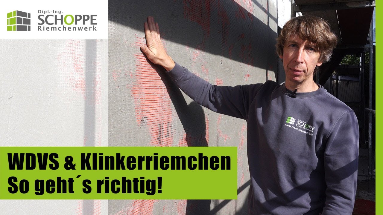 WDVS - wir erklären was das ist - am Beispiel einer Hausfassade mit Klinkerriemchen