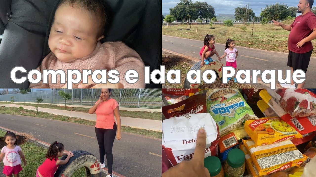 Compras, receita de crepioca, ida ao parque e mais…
