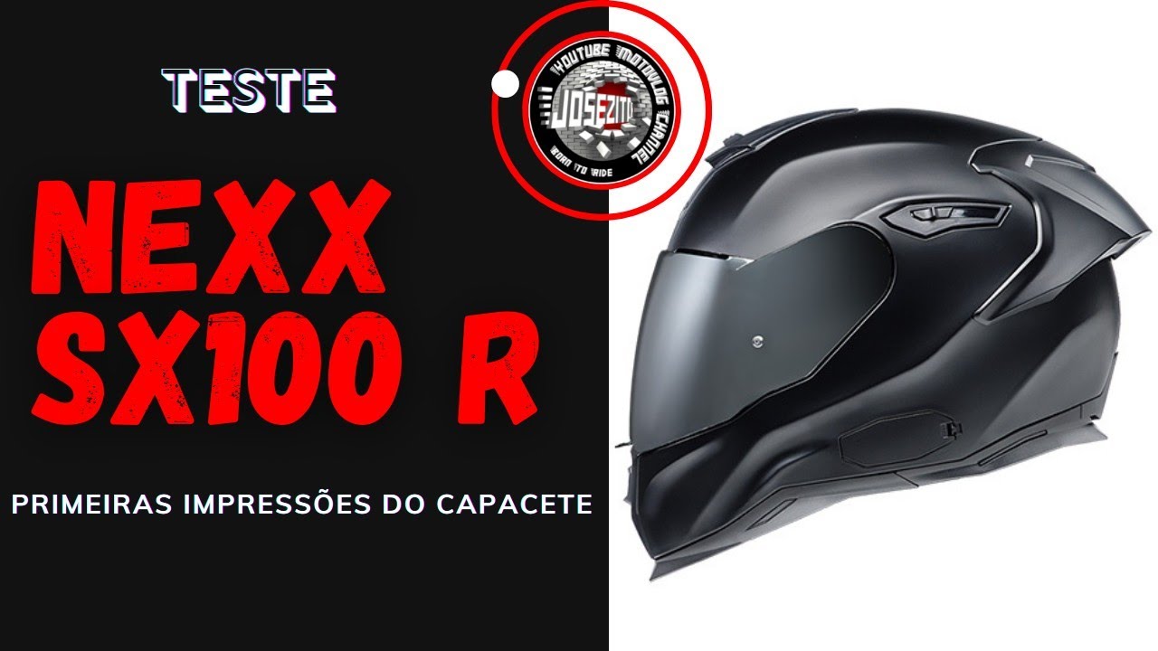 Nexx SX100 R - Primeiras impressões do capacete novo.
