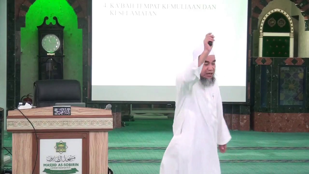[KURSUS HAJI 1440H] Siri 3.3: Kelebihan Tanah Suci Makkah  - Ustaz Drs. Sapawi Che Mat