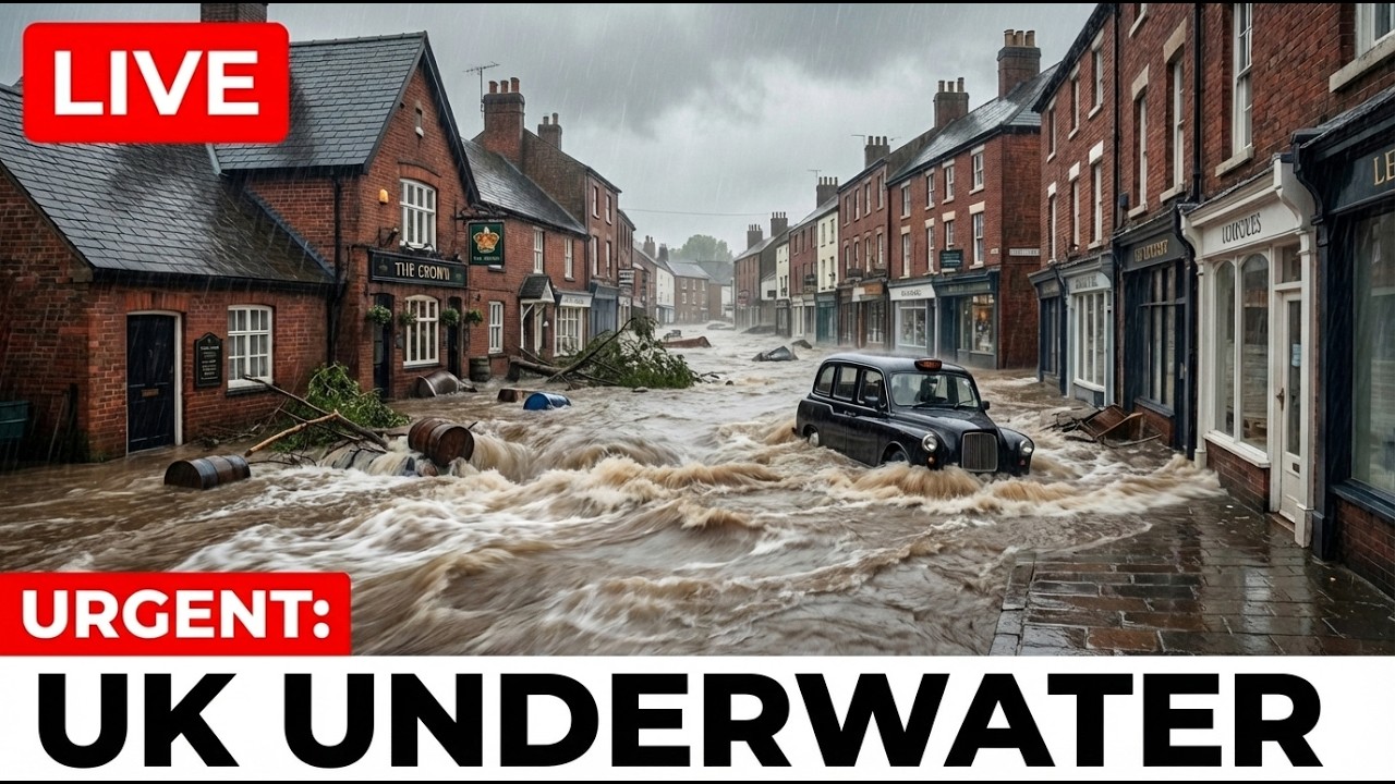 UK Under EMERGENCY - 300+ Homes FLOODED (Longest Rain Since 1831)