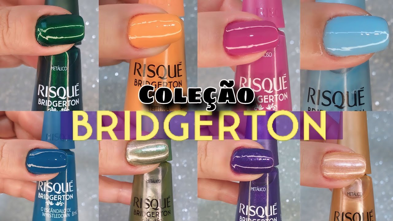 Coleção de esmaltes Bridgerton Risqué