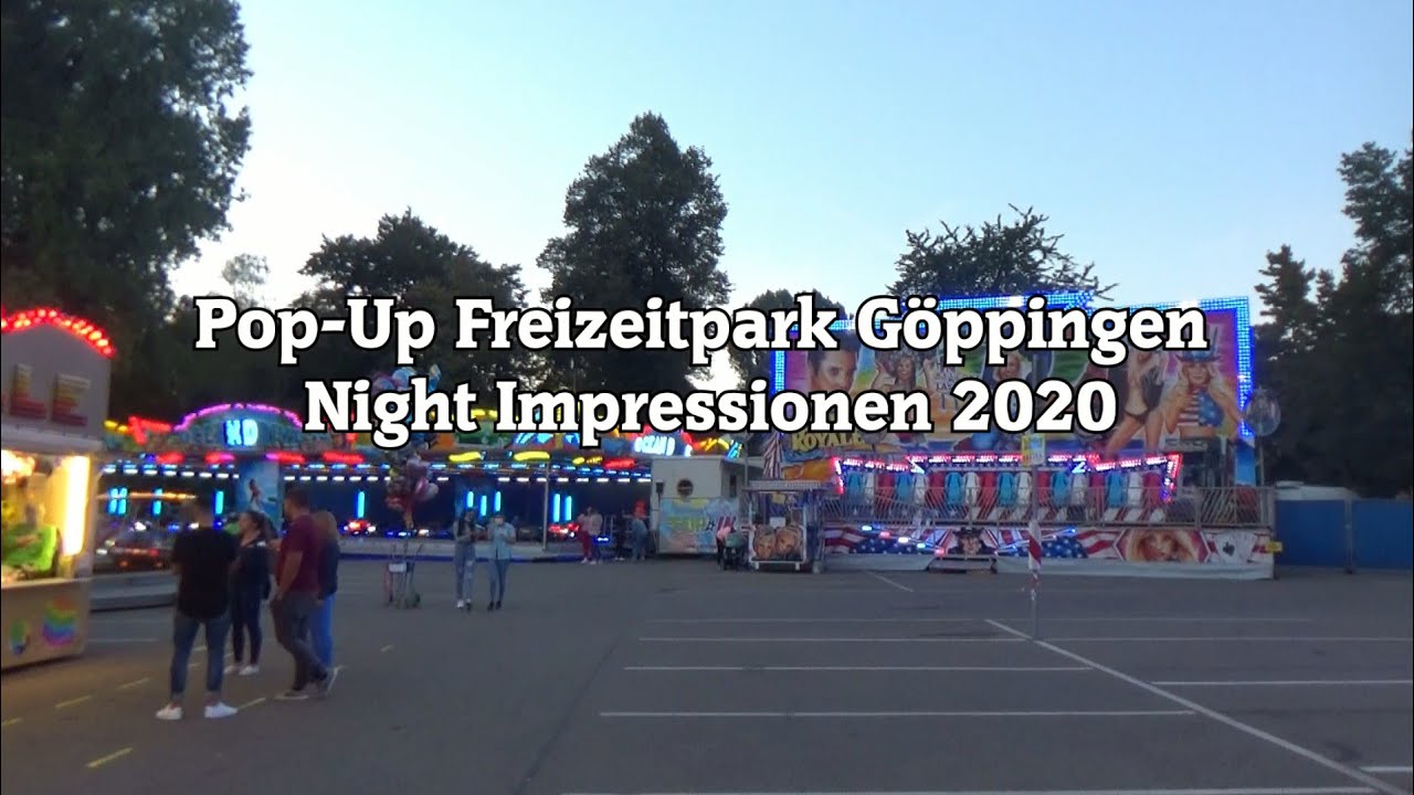 Pop-Up Freizeitpark G&ouml;ppingenI Night Impressionen - Clip by CoolKirmes